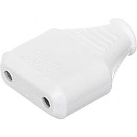 Гніздо штепсельне DE-PA плоске біле