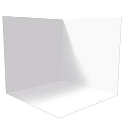 Вініловий кутовий фотофон 100х100см, Frontlit 450 г/м2 №58301