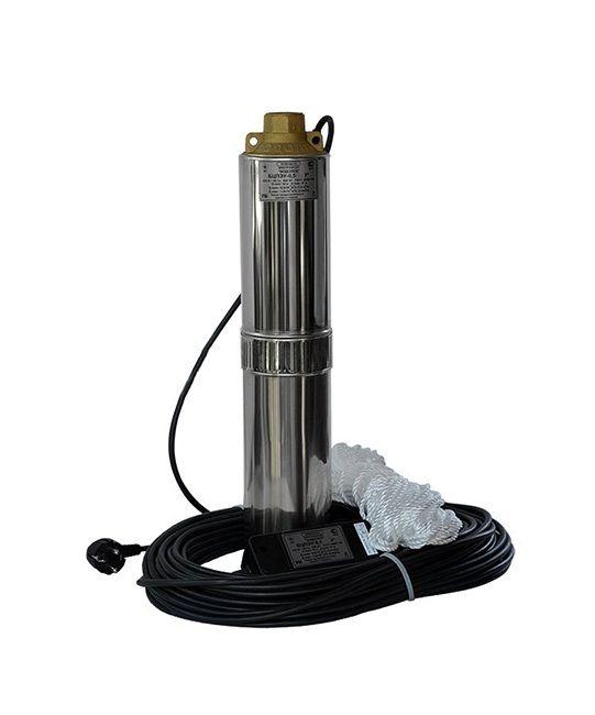 Насос глибинний Водолій БЦПЕУ 0,5-63У (1270 Вт, кабель 63 м, напір max 90 м)