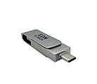Флеш-накопичувач XON FlashDrive DuoConnect 256GB (USB 2.0 + USB Type-C) Сірий (FX2DR256MS 4081), фото 5