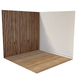 Вініловий кутовий фотофон 100х100см, Frontlit 450 г/м2 №58349