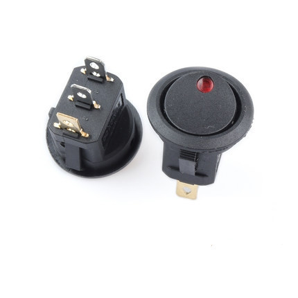 Кнопка, переключатель с подсветкой DC 12V 20А