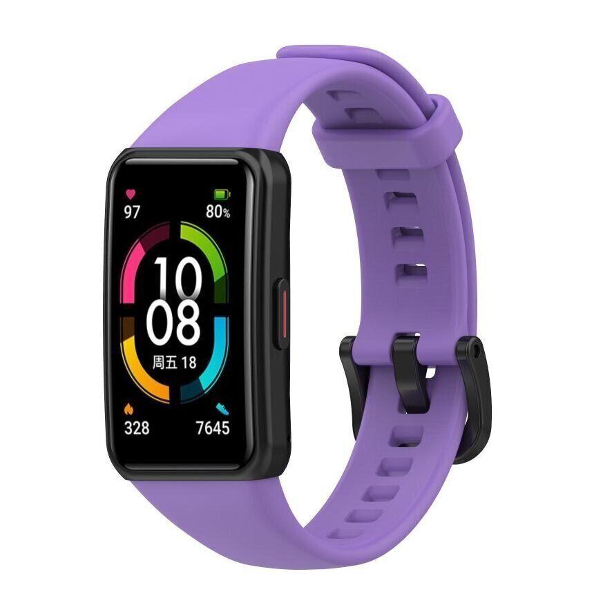 Силіконовий ремінець для Honor Band 6 (Purple), фото 1