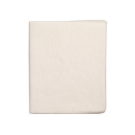 Простирадло на резинці Twins Soft Organic Преміум фланель 120*60, beige