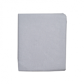 Простирадло на резинці Twins Soft Organic Преміум фланель 120*60, grey