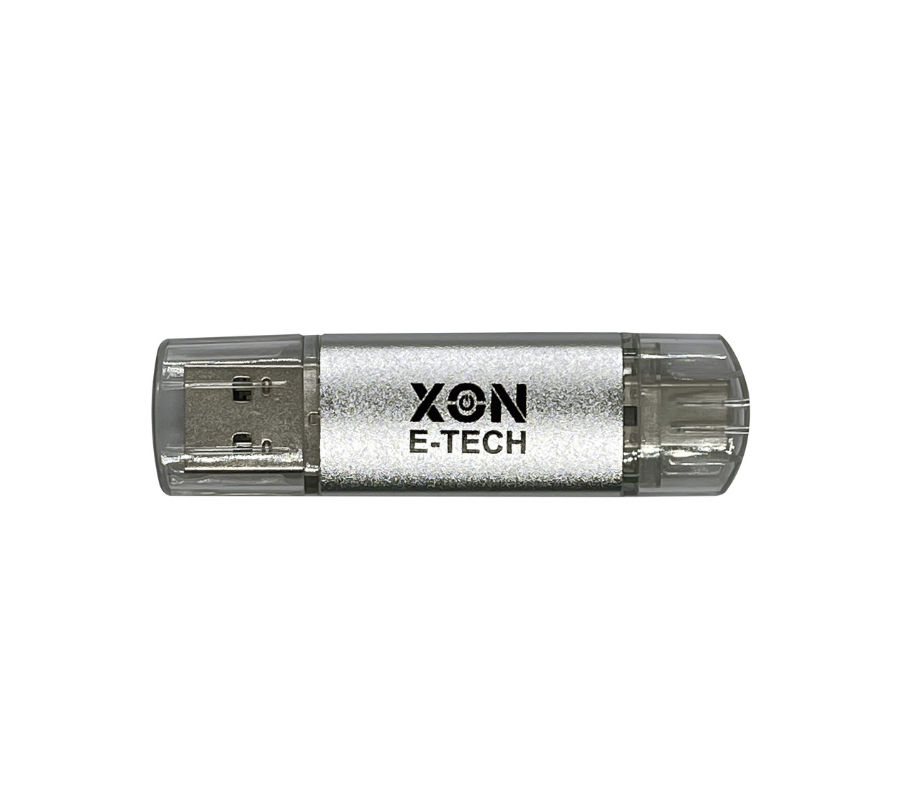 Флеш-накопичувач XON FlashDrive DuoConnect 128GB (USB 3.0 + USB Type-C) Сірий (FX3DX128MS 7607)