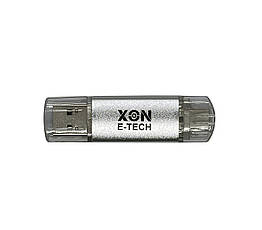 Флеш-накопичувач XON FlashDrive DuoConnect 128GB (USB 3.0 + USB Type-C) Сірий (FX3DX128MS 7607)