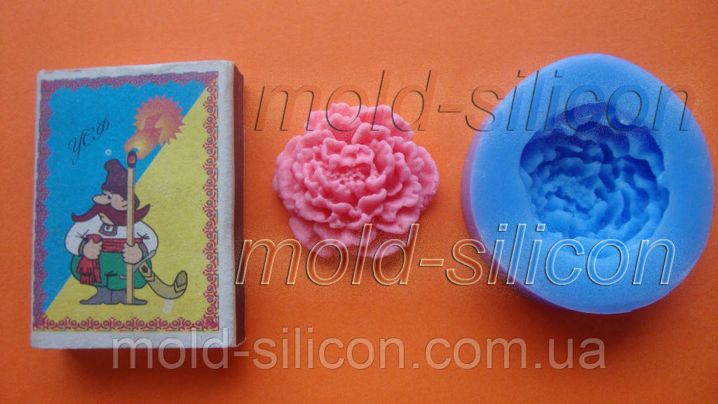 Силіконовий молд "Півонія", фото 1