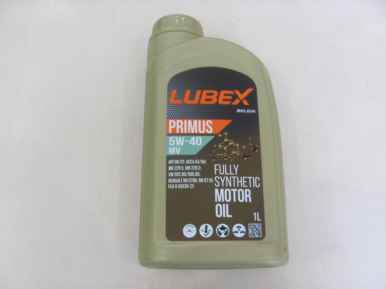 Олива моторна LUBEX PRIMUS MV 5W40 1L