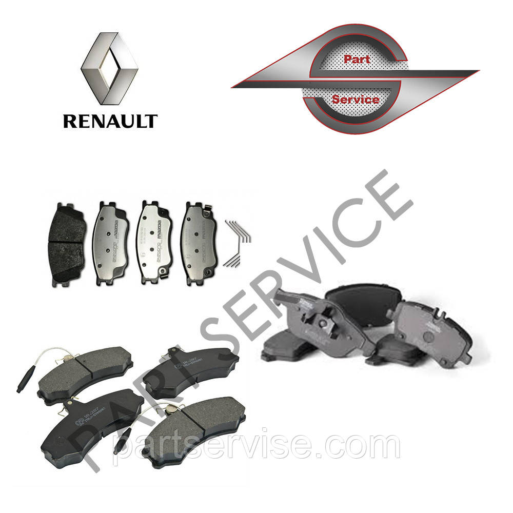 Тормозные колодки на Renault Duster Рено Дастер - фото 1 - id-p433552741