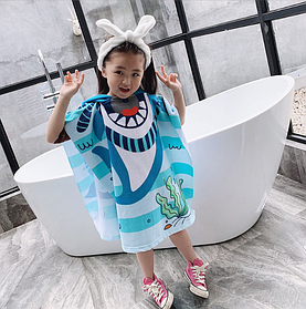 Пляжний рушник пончо 62*60 см. (21052)