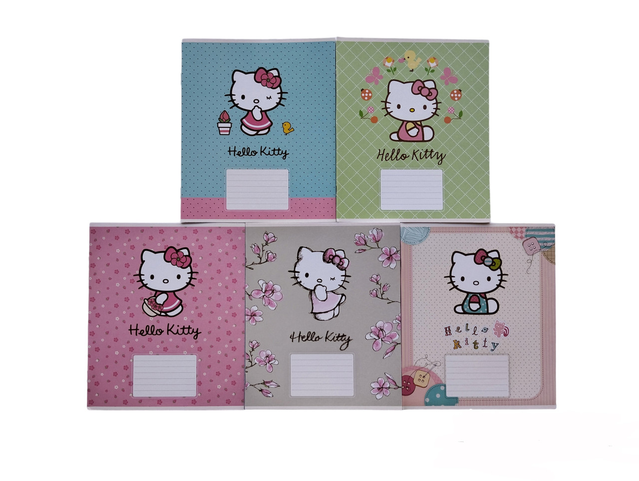 Набір шкільних зошитів 18 аркушів, клітинка, Школярик Star HelloKitty (10 штук) 018-1883K, фото 1