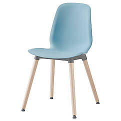 LEIFARNE Krzesło, jasnoniebieski, Ernfrid brzoza 991.278.06