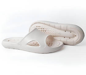 Ціліснолиті жіночі сланці (шльопанці) з матеріалу Eva з вентиляцією розмір 40/41 Кредо Бежевий