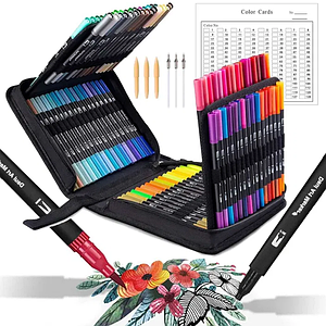 Акварельні маркери із сумкою для малювання Color Pencil | 48 штук