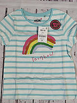NEXT Футболка з аплікацією веселка для дівчинки 5-6 років зріст 116