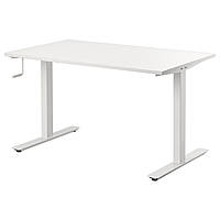 Письменный стол IKEA SKARSTA, трансформер белый, IKEA, 490.849.65