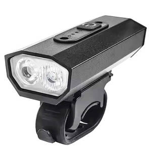 Велофонар BK-08/01 Pro-2XPE, ALUMINUM, індикація заряду, Waterproof, акум., ЗП micro USB AuraHome