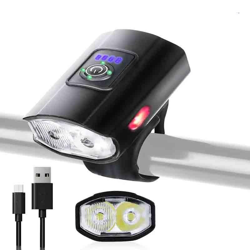 Велоліхтар фара велосипедна акумуляторна вологозахищена 2285 2XPE ЗП micro USB ультралегкий ліхтар