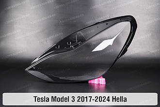 Скло фари Tesla Model 3 Hella (2017-2024) ліве