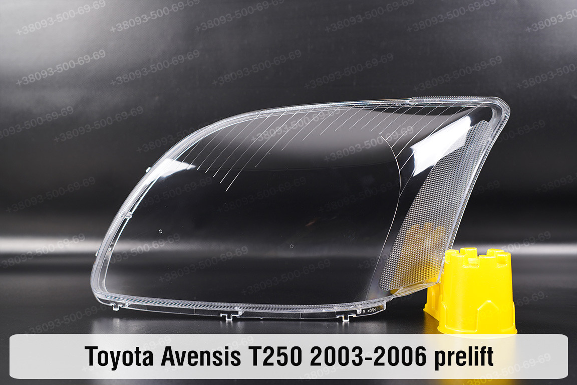 Скло фари Toyota Avensis T250 (2003-2006) дорест ліве, фото 1