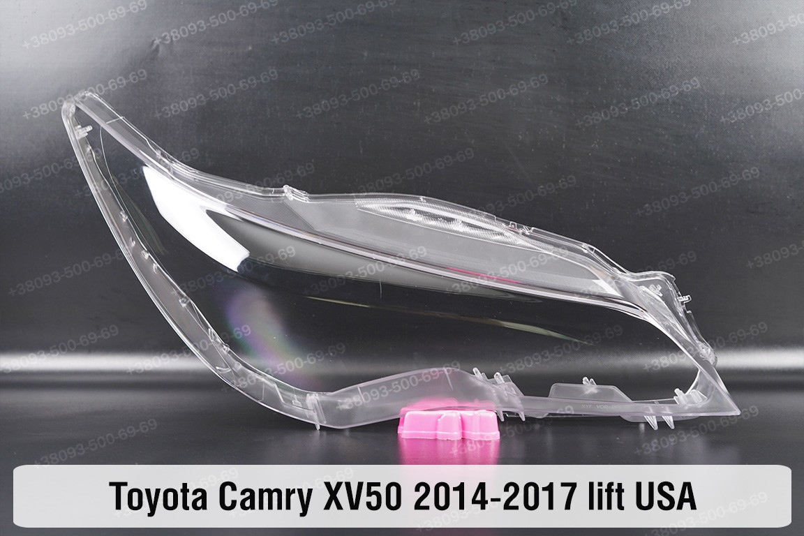 Скло фари Toyota Camry XV50 USA (2014-2017) рест праве