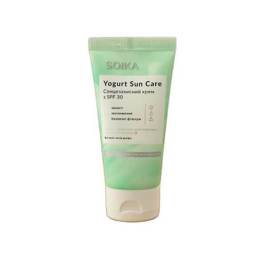 Крем для обличчя сонцезахисний з SPF30 та пребіотичним комплексом Soika Yogurtene Balance