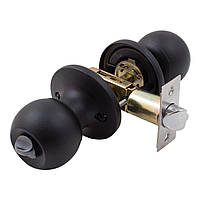 Ручка кнопка 607 CP MBC мат чорний з кл.