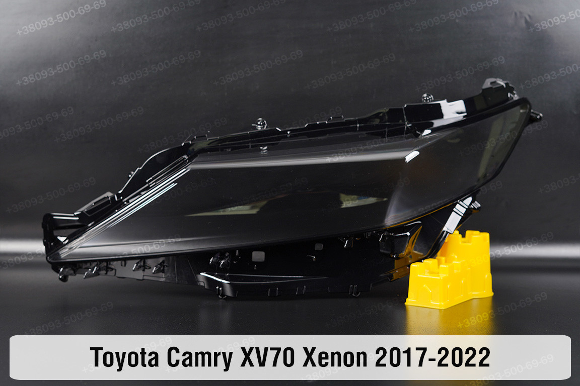 Скло фари Toyota Camry XV70 Xenon (2017-2022) ліве