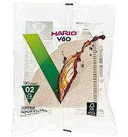 Фільтри Hario 02 100 шт. V60 Натуральні
