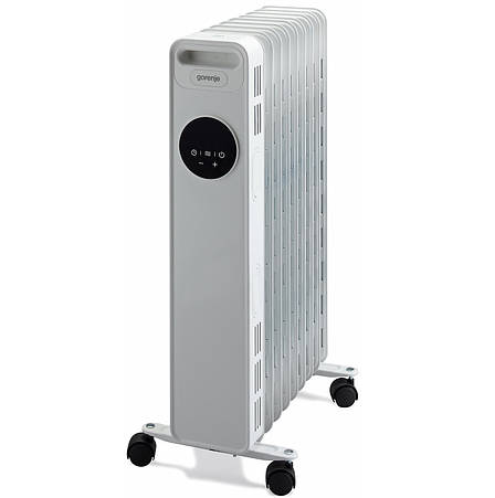 Масляний радіатор (обігрівач) Gorenje OR 2000 E 2000 Вт 9 секцій Білий, фото 1