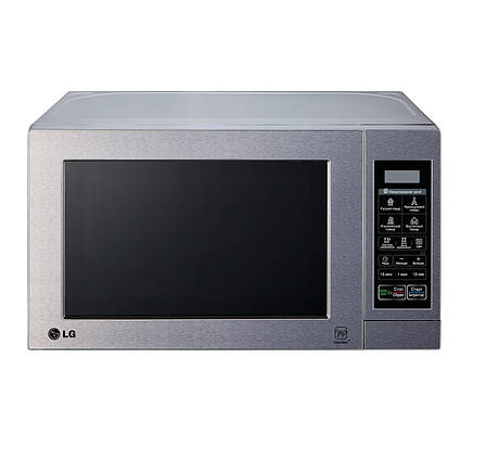 Мікрохвильова піч LG MS-2044V 700 Вт 20 л Нержавіюча сталь/ Чорний, фото 1