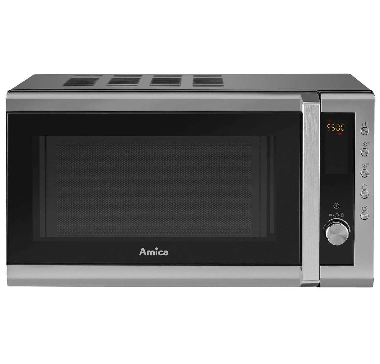 Мікрохвильова піч AMICA AMGF20E1I 700 Вт 20 л Нержавіюча сталь/ Чорний
