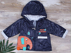 Вітровка з аплікацією синя на 6 міс.