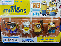 Набір фігурок Міньйони Minions 151005 Посіпаки з мультфільму Нікчемний я 3