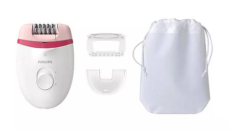 Епілятор Philips Satinelle Essential BRE255/00 Білий/ Рожевий, фото 1