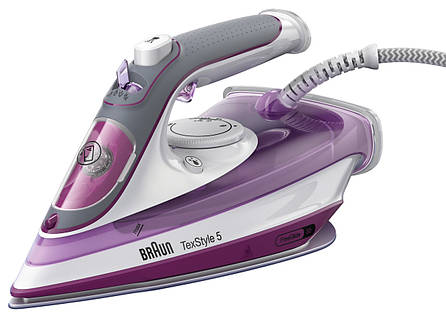 Праска з паровим ударом Braun SI 5037 VI 2700 Вт Білий/ Фіолетовий, фото 1