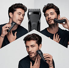 Електробритва-тример Braun 300BT Series 3 7 Вт Чорний, фото 6