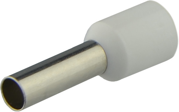 Наконечники трубчасті НТ 6,0-12 білі (100шт), фото 1