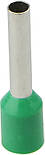 Наконечники трубчасті НТ 2,5-12 зелені (100шт), фото 2