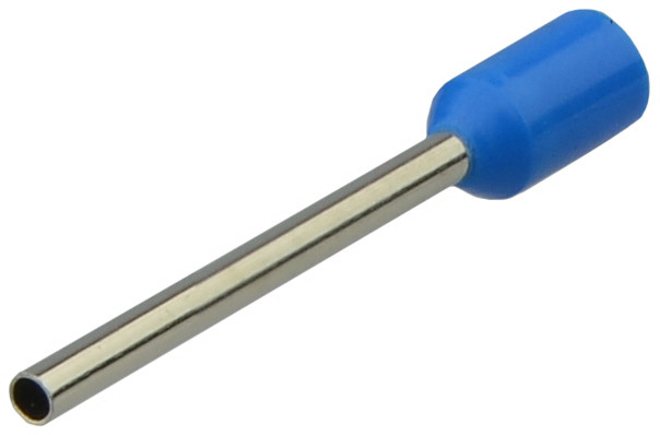 Наконечники трубчасті НТ 0,75-12 сині (100шт), фото 1