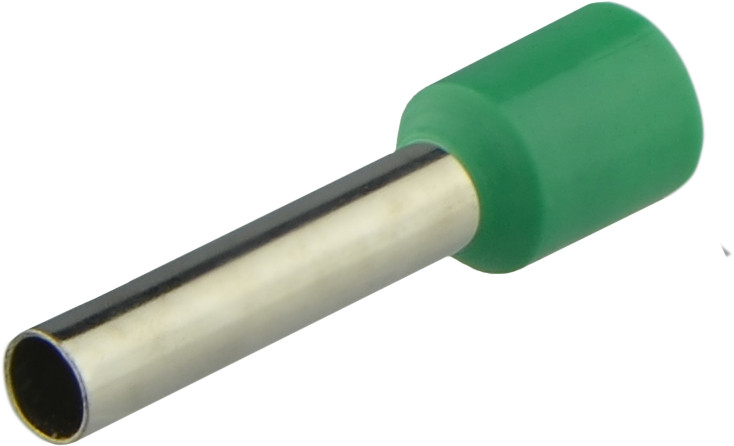 Наконечники трубчасті НТ 6,0-18 зелені (100шт), фото 1