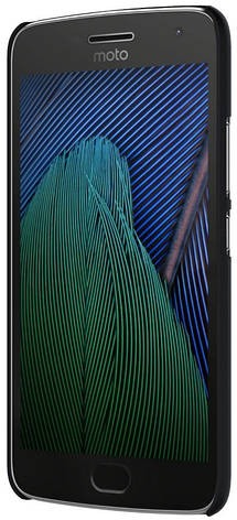 Чохол-накладка Nillkin для Motorola Moto G5 Plus Matte ser. + плівка Чорний, фото 3