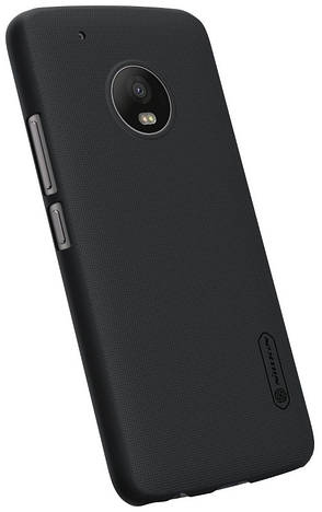 Чохол-накладка Nillkin для Motorola Moto G5 Plus Matte ser. + плівка Чорний, фото 4