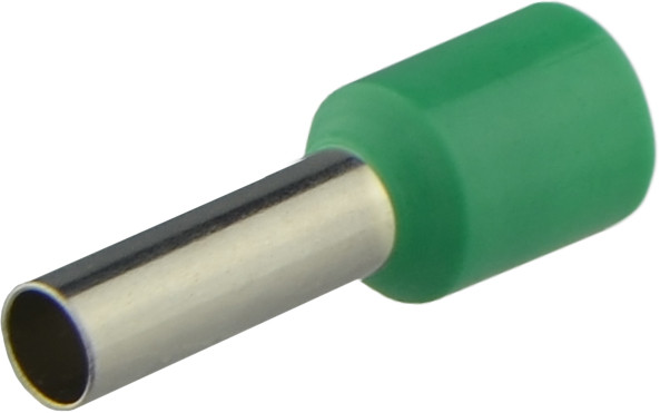 Наконечники трубчасті НТ 6,0-12 зелені (100шт), фото 1