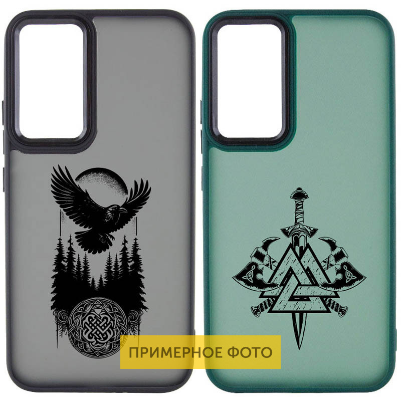 Накладка Oprint Скандинавія Black для Oppo A58 4G