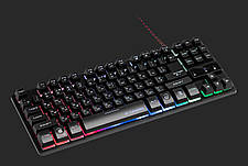 Клавіатура провідна ігрова 2E GAMING KG290 87 keys LED USB Чорний (2E-KG290UB), фото 3