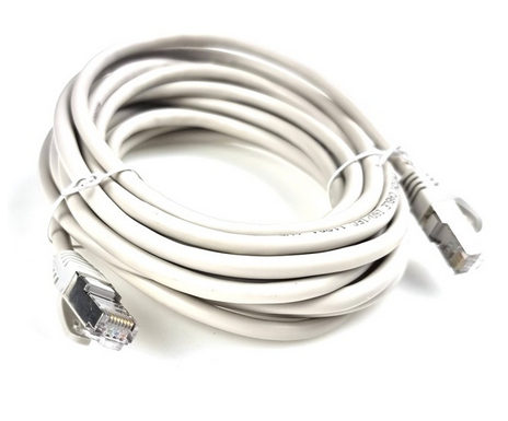 Високошвидкісний Патч-корд RJ45 FTP LAN CAT6 30м сірий, фото 1