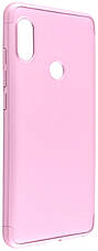 Чохол-360° LikGus для Xiaomi Redmi Note 5 Pro / Note 5 360° Рожеве золото(439342), фото 4