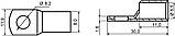 Наконечники без ізоляції мідні луджені SC-16-8 (100шт.), фото 5